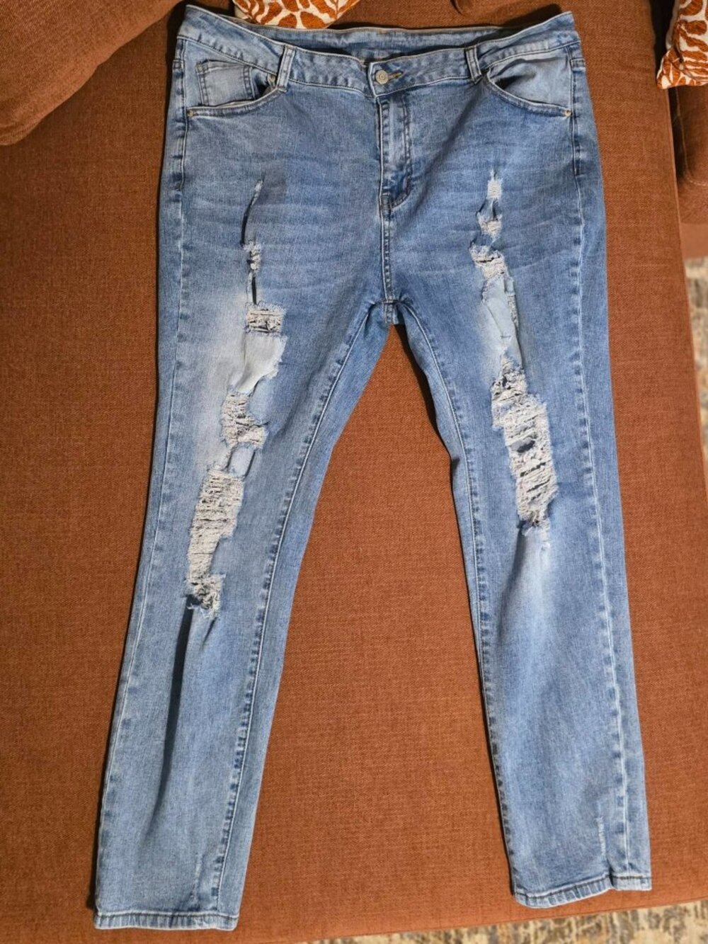 Distressed Plus Size Jeans